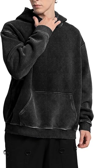 Oversized Acid Wash Hoodie