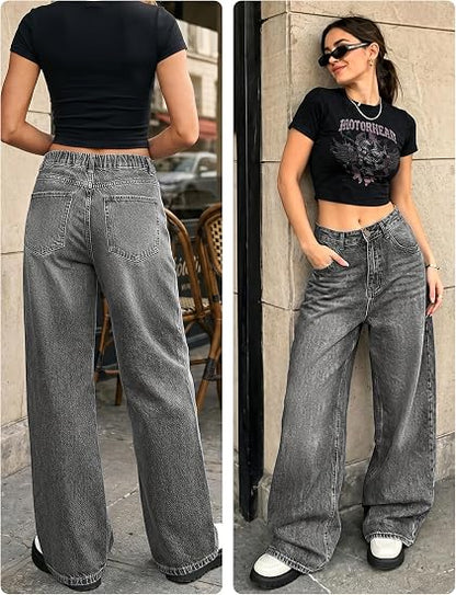 Y2K Wide Leg Jeans