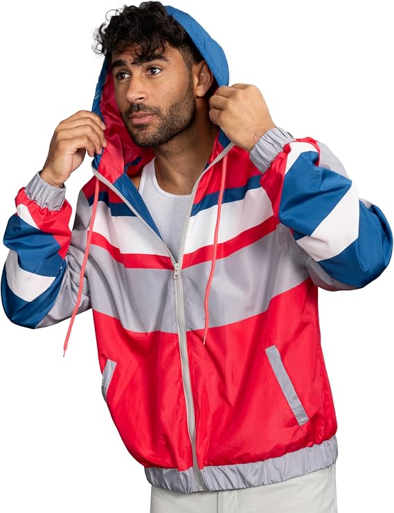 Retro Windbreaker Jacket