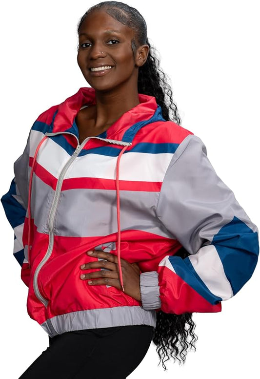 Retro Windbreaker Jacket